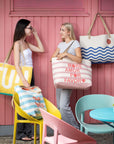 Tasche More Amor altrosa, 65x40 cm