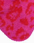 Schal Leopardenmuster pink-rot