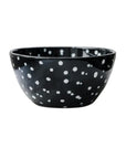 Schüssel Black Splash schwarz-weiss, 15x7.5 cm
