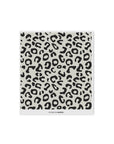 Schwammtuch Leo beige-schwarz, 17.5x19.5 cm