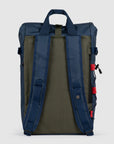Rolltop-Rucksack dunkelblau/khaki, One Size 48x28x12 cm