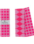 Seidenpapier gemustert neonpink-lila