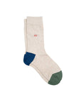 Socken meliertes beige, One Size 41-46