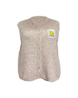 ärmellose Strickweste beige, One Size