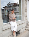Alpaca-Cardigan taupe, One Size