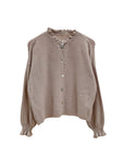 Alpaca-Cardigan taupe, One Size