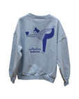 Sweatshirt motherhood balance hellblau