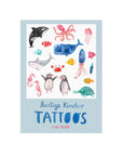 Kindertattoos Wildes Meer bunt