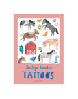 Kindertattoos Pferde bunt