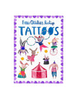 Kindertattoos Hasen im Zirkus bunt