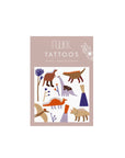 Kindertattoo Dino Crew bunt