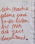 Postkarte - Zeitblind