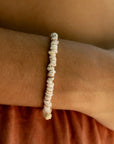 Armband Muschelperlen Enu-Island weiss