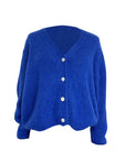 Strickjacke köngisblau, One Size