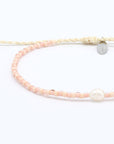 Perlenarmband Mutiara hellrosa