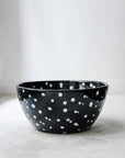 Schüssel Black Splash schwarz-weiss, 15x7.5 cm