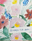 Postkarte - Blumen für dich