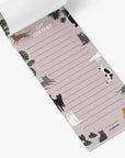 Notizblock schmal - Petisfaction Cats, 9,8x 21 cm