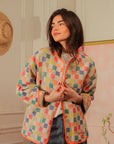 Patchwork-Sonnenjacke, One Size