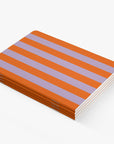Notizheft Stripes orange-lila, DIN A5