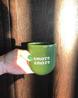 Tasse Amore Amore grün, 8x8x8 cm