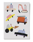 Reflektierende Sticker Brumm bunt