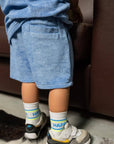 Kindersocken Happy Neon, Grösse 15-20 (1-3 Jahre)