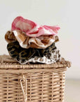 Haargummi mit Leopardenmuster beige