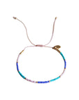 Perlenarmband Colour Blocking - lila-mint-rosa