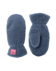 Teddy-Fäustlinge blau, One Size