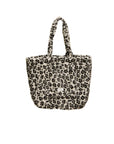 Teddy-Tragetasche Leopard beige-braun, 38x34x65 cm