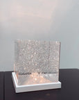 Glitzerwürfel 14x14 cm