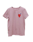 T-Shirt Herz rosa