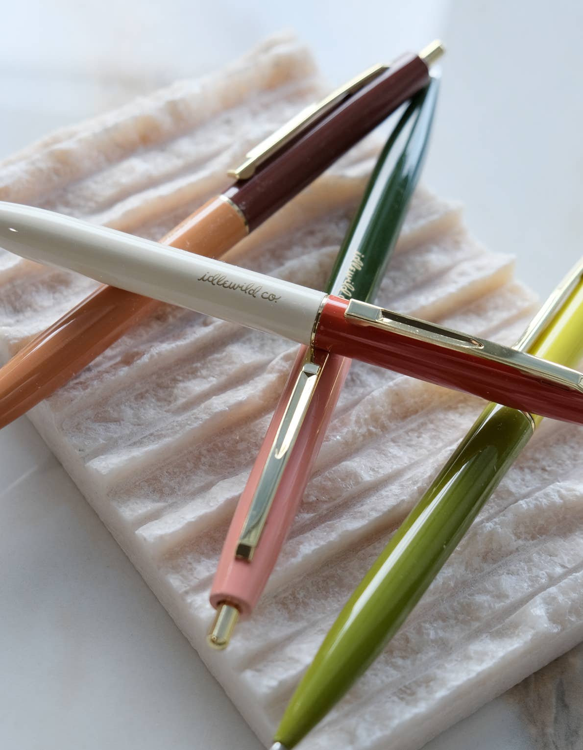 Retro-Stiftset Vierer-Set, wüstentöne