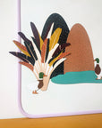 Magnettafel Whiteboard flieder, 30x40 cm