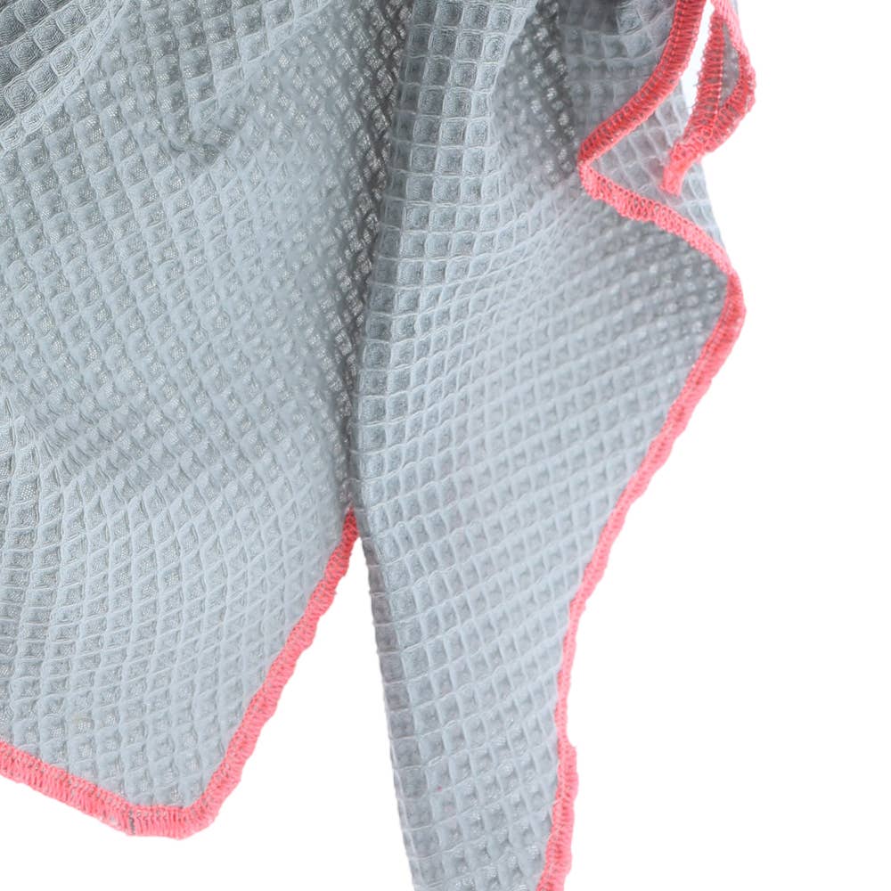 Musselinschal grau-pink