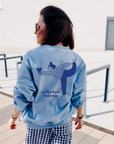 Sweatshirt motherhood balance hellblau