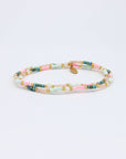 Perlenarmband Kemboja, pastell