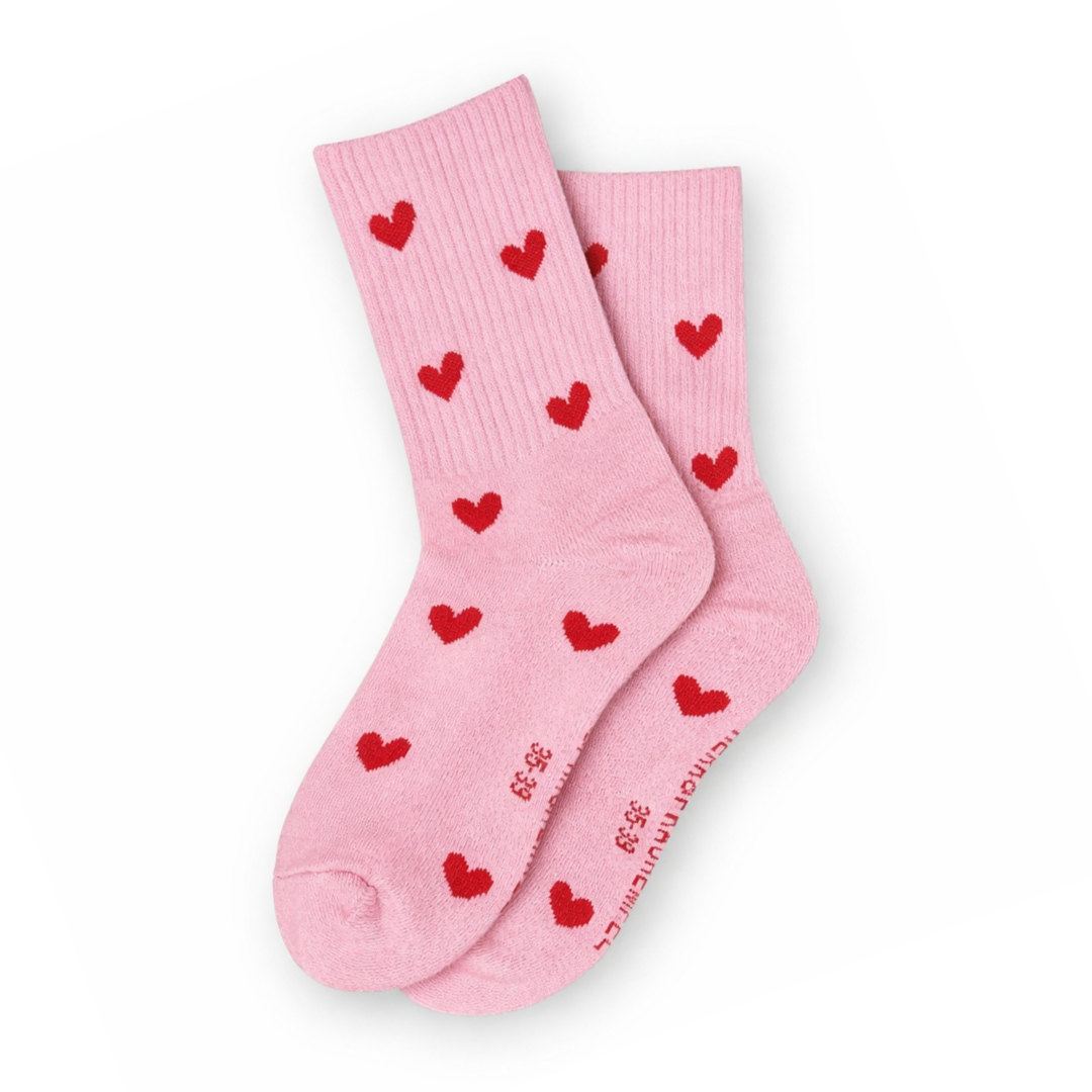 Damensocken Herz, One Size 35-39