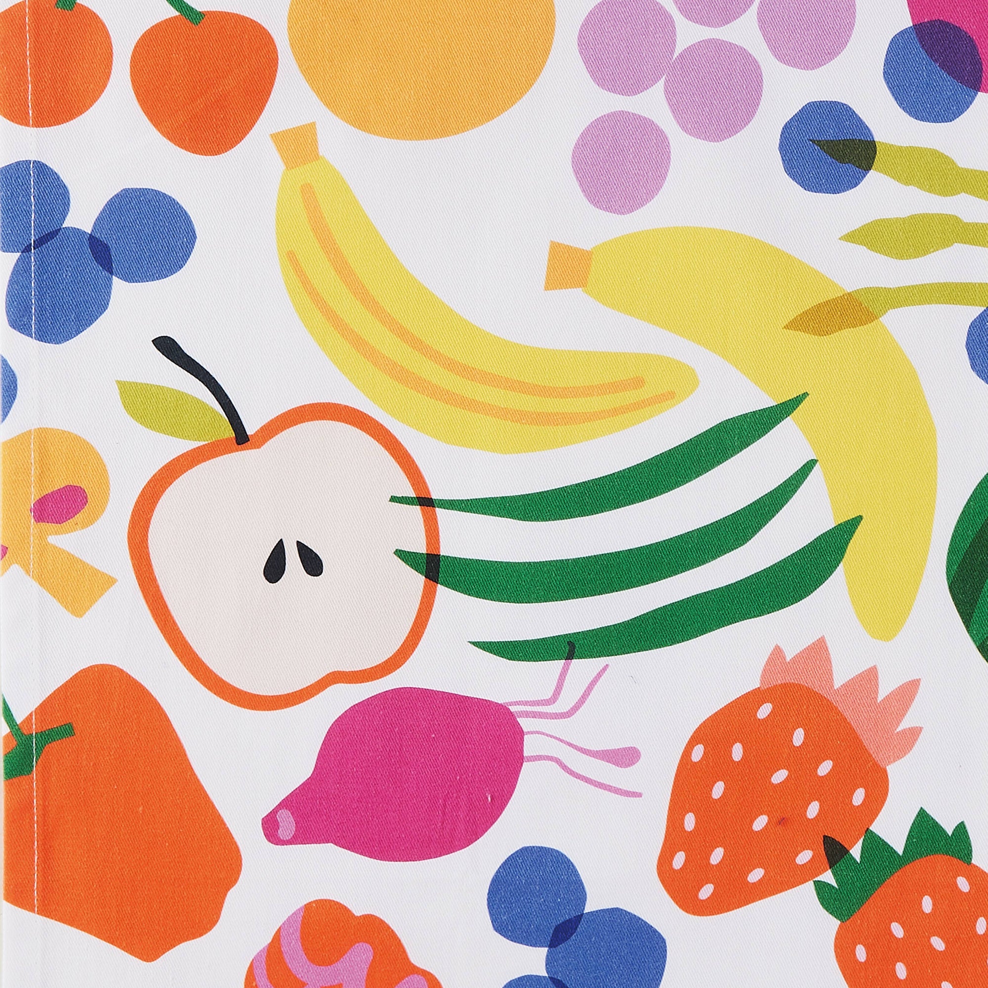 Geschirrtuch Fruchtmarkt bunt, 45 x 63 cm