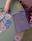 magnetisches Alphabet bunt