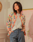 Patchwork-Sonnenjacke, One Size