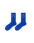Socken verliebtes Lächeln blau, One Size 36-42