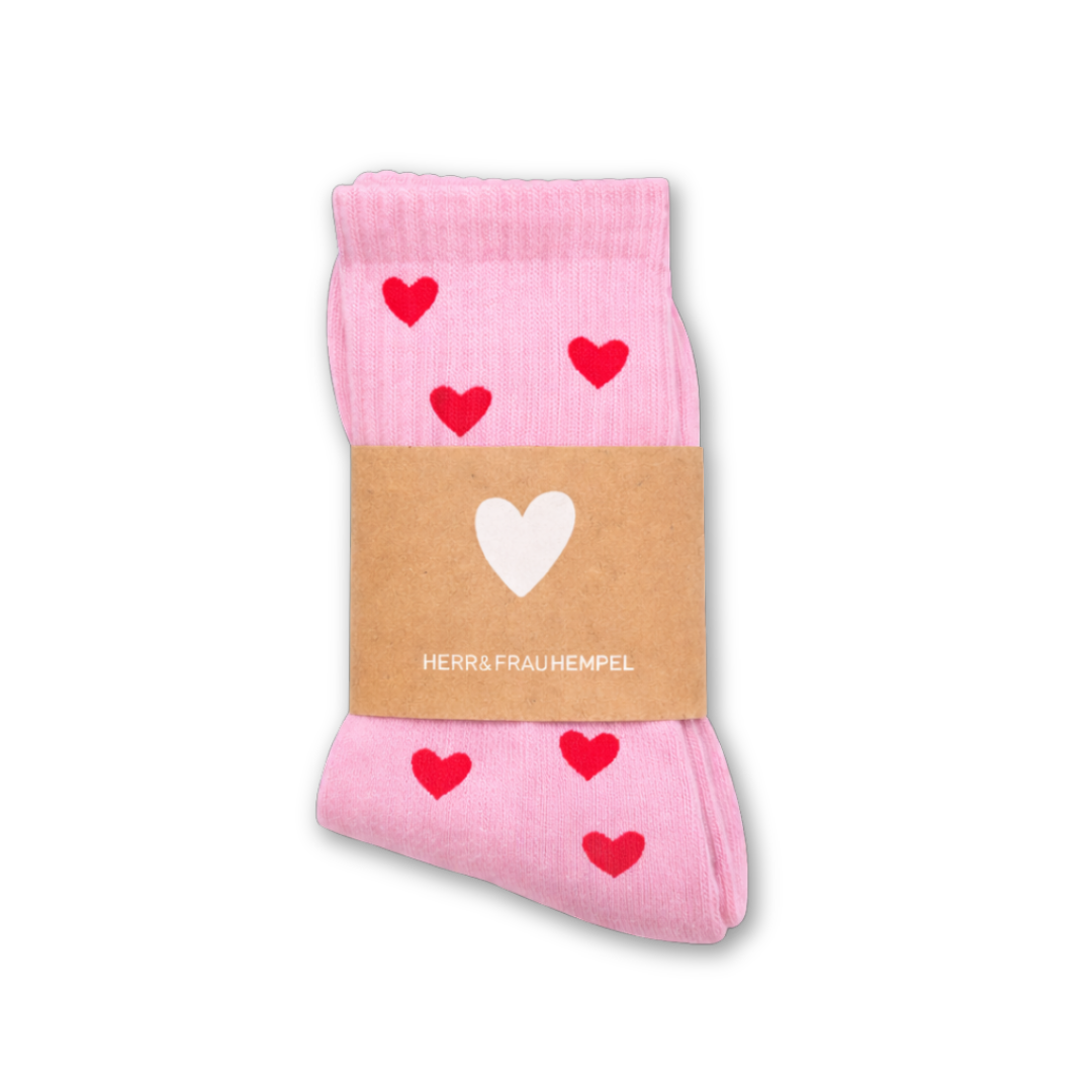 Damensocken Herz, One Size 35-39