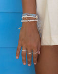 Armband Muschelperlen Enu-Island weiss