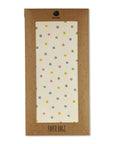 Papiergeschenktüte creme mit Punkten (6 Stück)