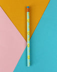 Bleistift Smile hellblau/gelb