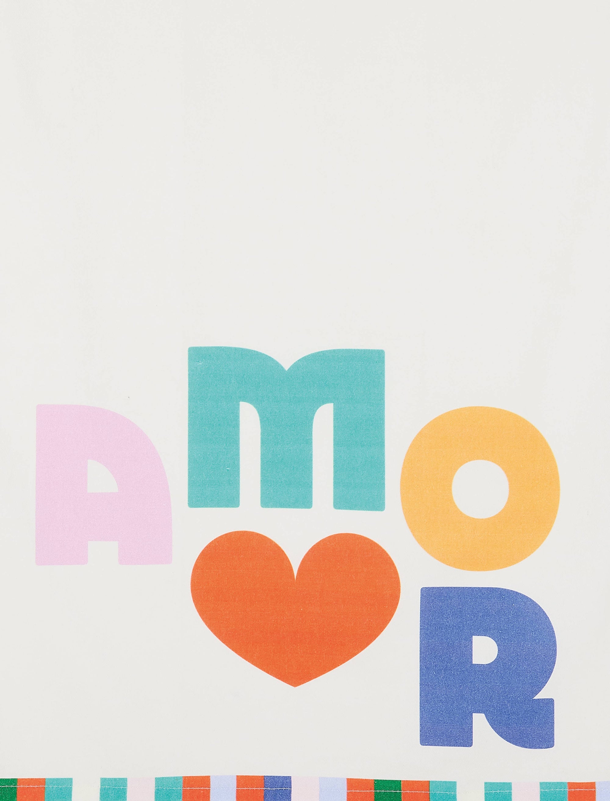 Geschirrtuch Amour bunt, 45 x 63 cm
