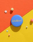 Button Schulkind blau, 32mm