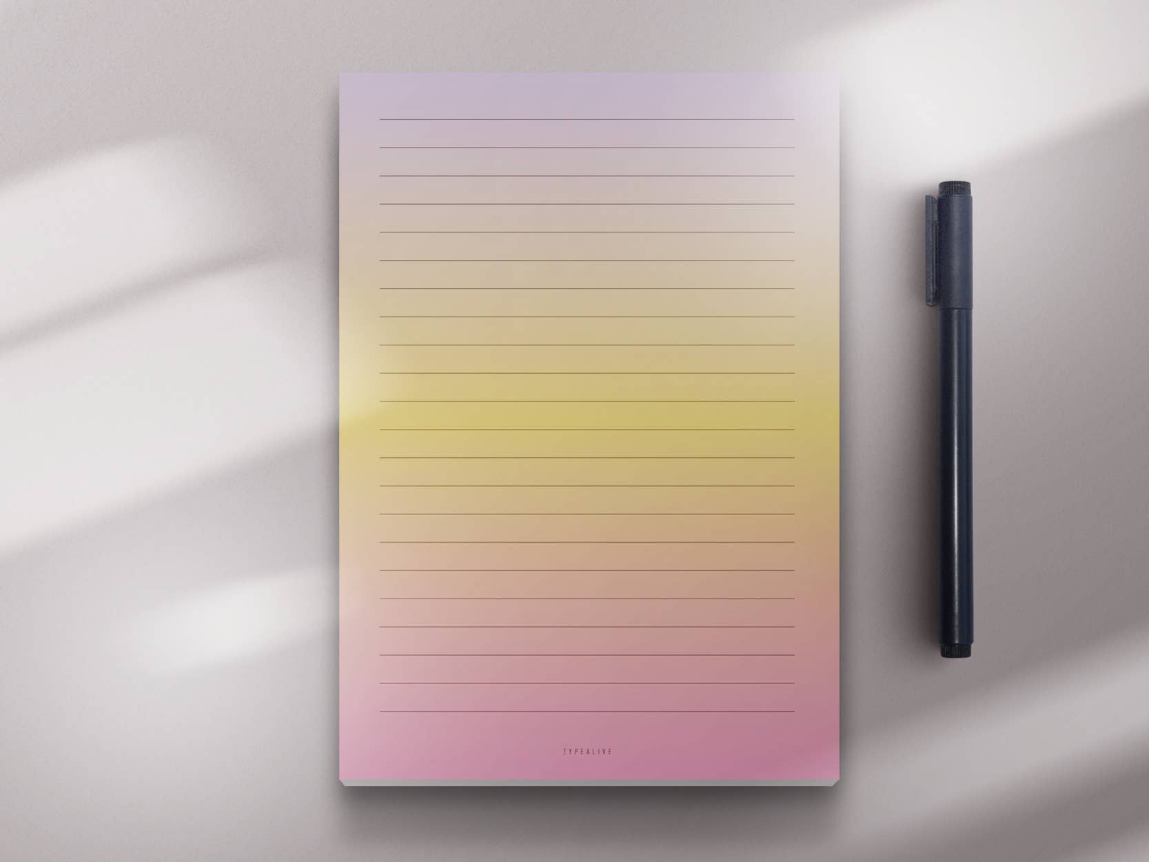 Notizblock - Sunset bunt, DIN A5